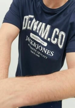 Jack & Jones Plus SizeLogo - T-Shirt Print - Navy Blazer -Jack & Jones Verkoopwinkel cd0e6b1576434d4289d41791c5c7760f