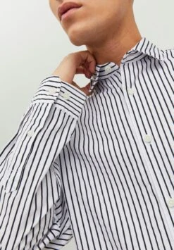 Jack & Jones Jorbill Oversize Unisex - Overhemd - Bright White Stripe -Jack & Jones Verkoopwinkel ce827066b3c54dfca5b99fa142834f59