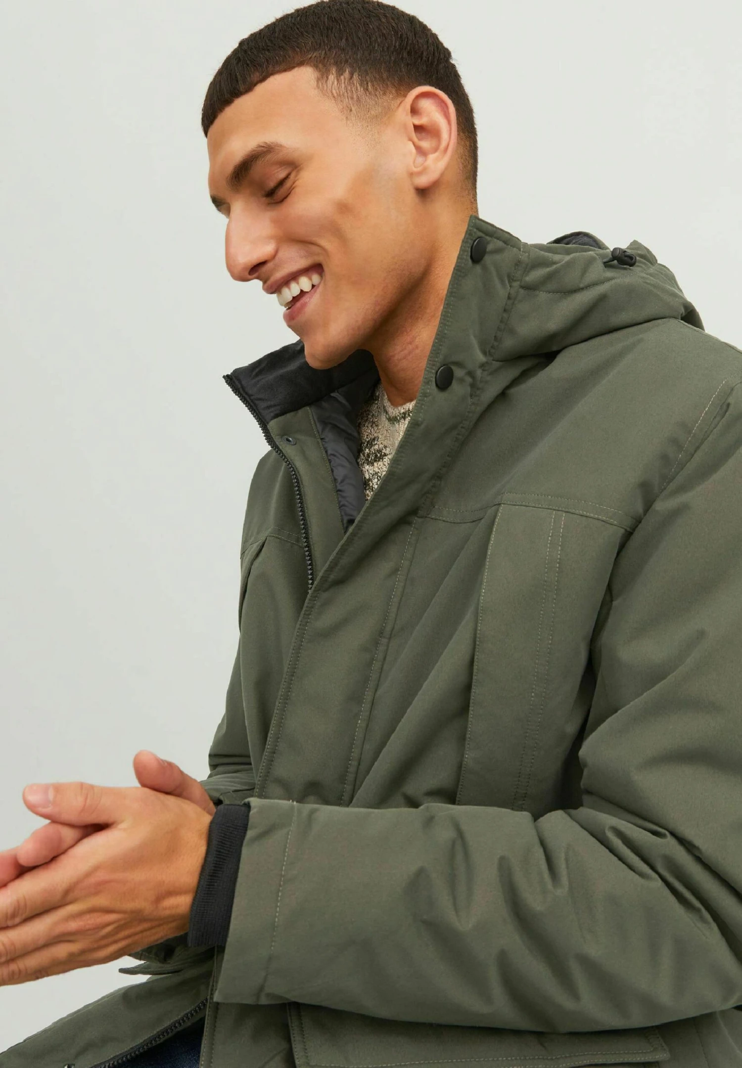 Jack & Jones Gefütterte - Winterjas - Forest Night 6 Jack & Jones Gefütterte - Winterjas - Forest Night - Afbeelding 6