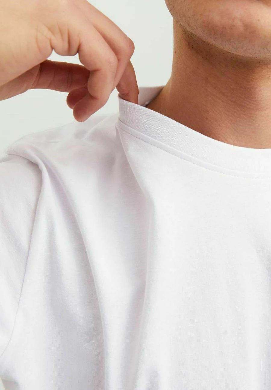 JACK&JONES Premium Dehnbares - T-Shirt Basic - White 5 JACK&JONES Premium Dehnbares - T-Shirt Basic - White - Afbeelding 5