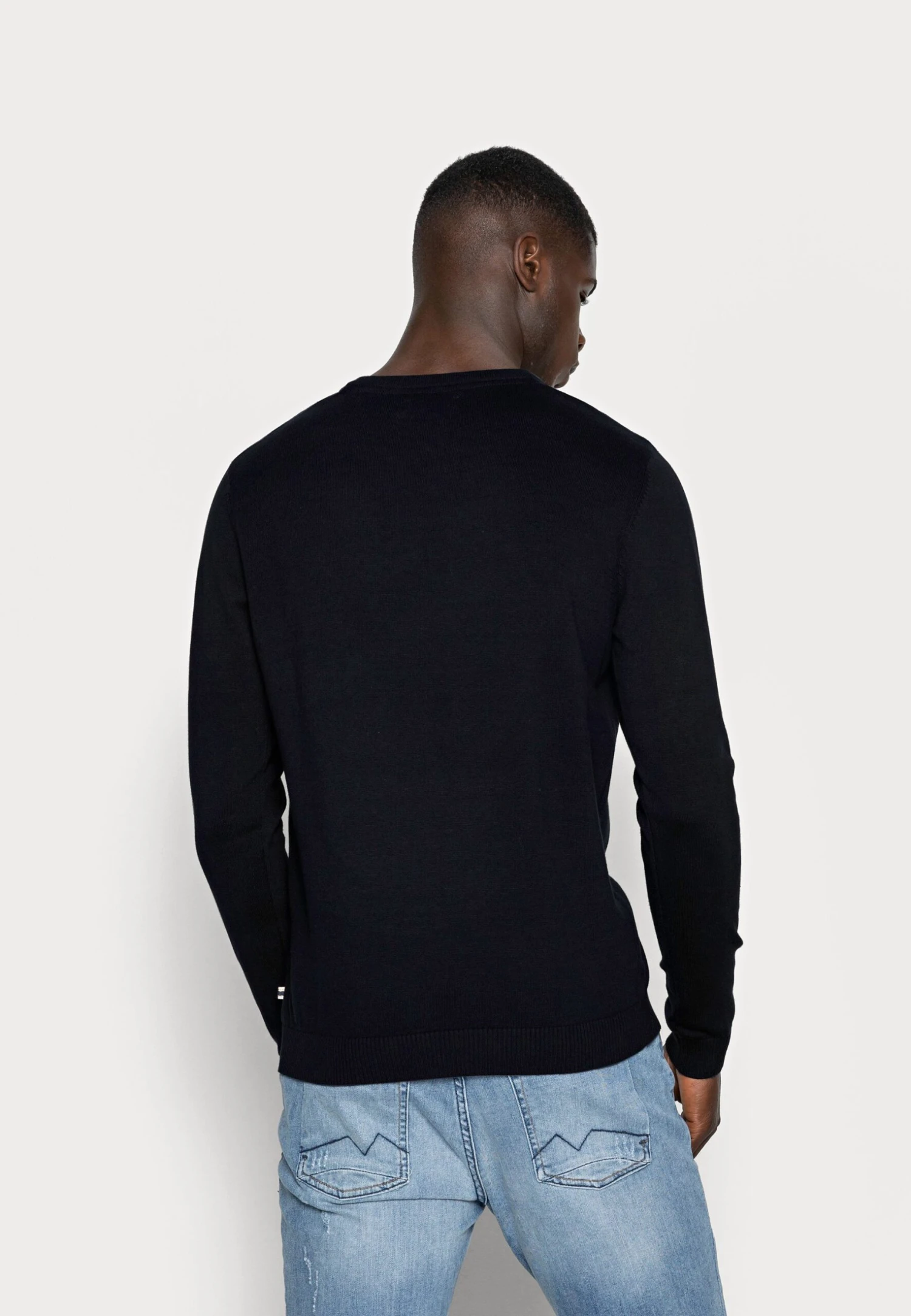 Jack & Jones Jjebasic- Trui - Navy Blazer 3 Jack & Jones Jjebasic- Trui - Navy Blazer - Afbeelding 3