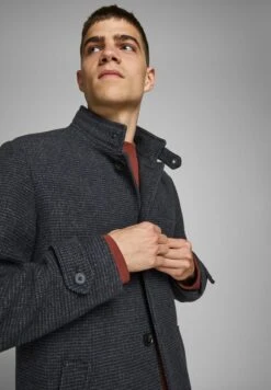 JACK&JONES Premium Jprblamelton - Halflange Jas - Dark Grey Melange -Jack & Jones Verkoopwinkel d44a0efa32f9436d9dd32365c686612f