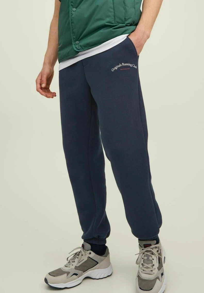 Jack & Jones Kane Brink Grafik - Trainingsbroek - Navy Blazer 1 Jack & Jones Kane Brink Grafik - Trainingsbroek - Navy Blazer