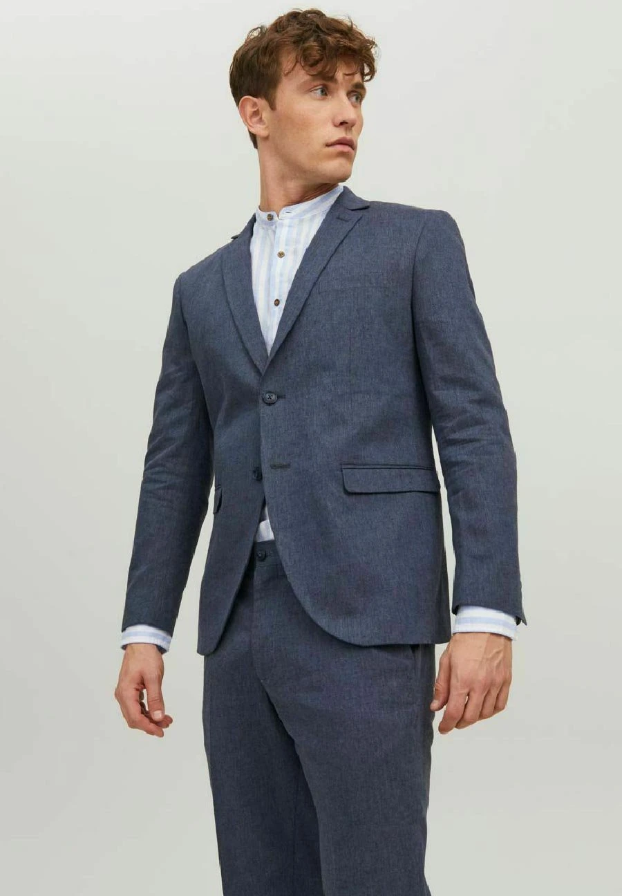 JACK&JONES Premium Jprriviera Slim Fit- Blazer - Navy Blazer 1 JACK&JONES Premium Jprriviera Slim Fit- Blazer - Navy Blazer