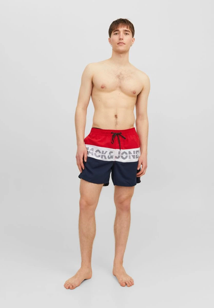 Jack & Jones Jpstfiji Jj Block Sn - Zwemshorts - Chinese Red 2 Jack & Jones Jpstfiji Jj Block Sn - Zwemshorts - Chinese Red - Afbeelding 2