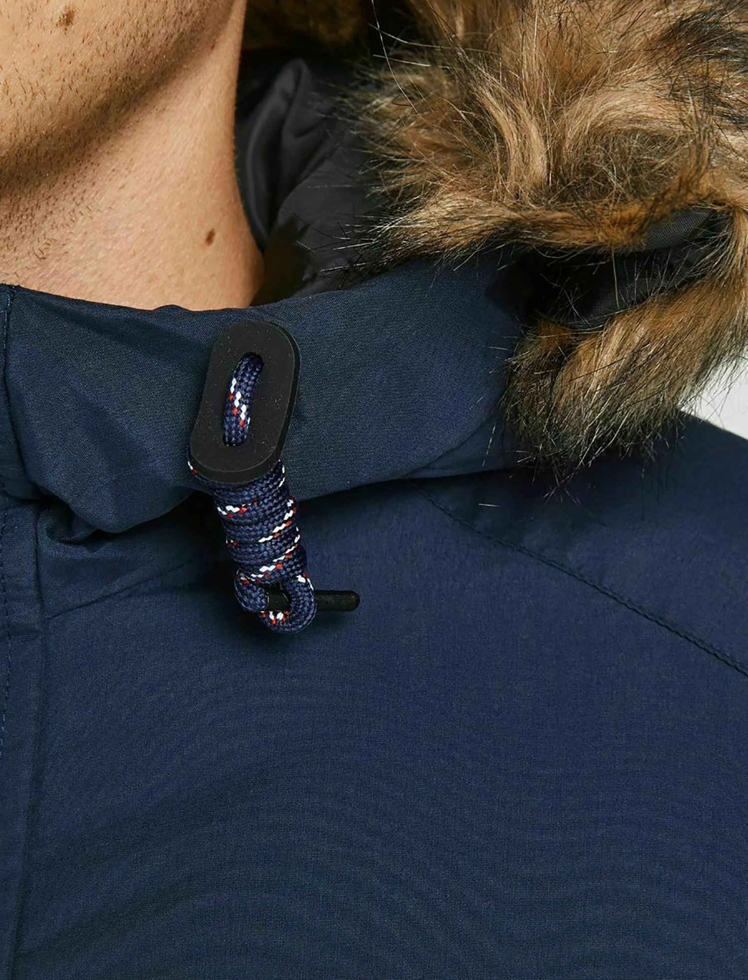 Jack & Jones Jwhgreat - Parka - Navy Blazer 4 Jack & Jones Jwhgreat - Parka - Navy Blazer - Afbeelding 4