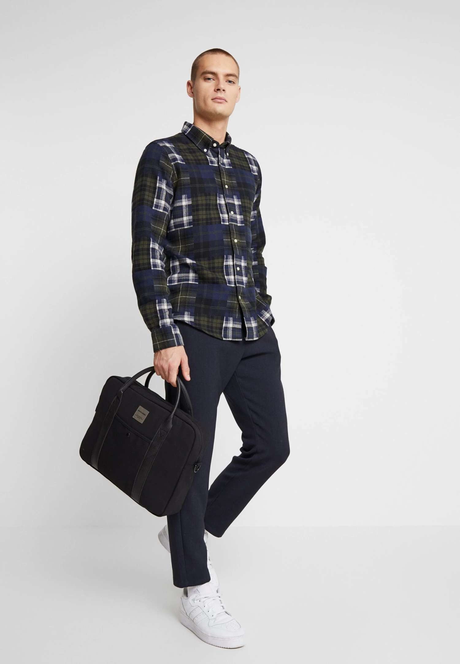 Jack & Jones Jaccanvas Briefcase - Aktetas - Black 2 Jack & Jones Jaccanvas Briefcase - Aktetas - Black - Afbeelding 2