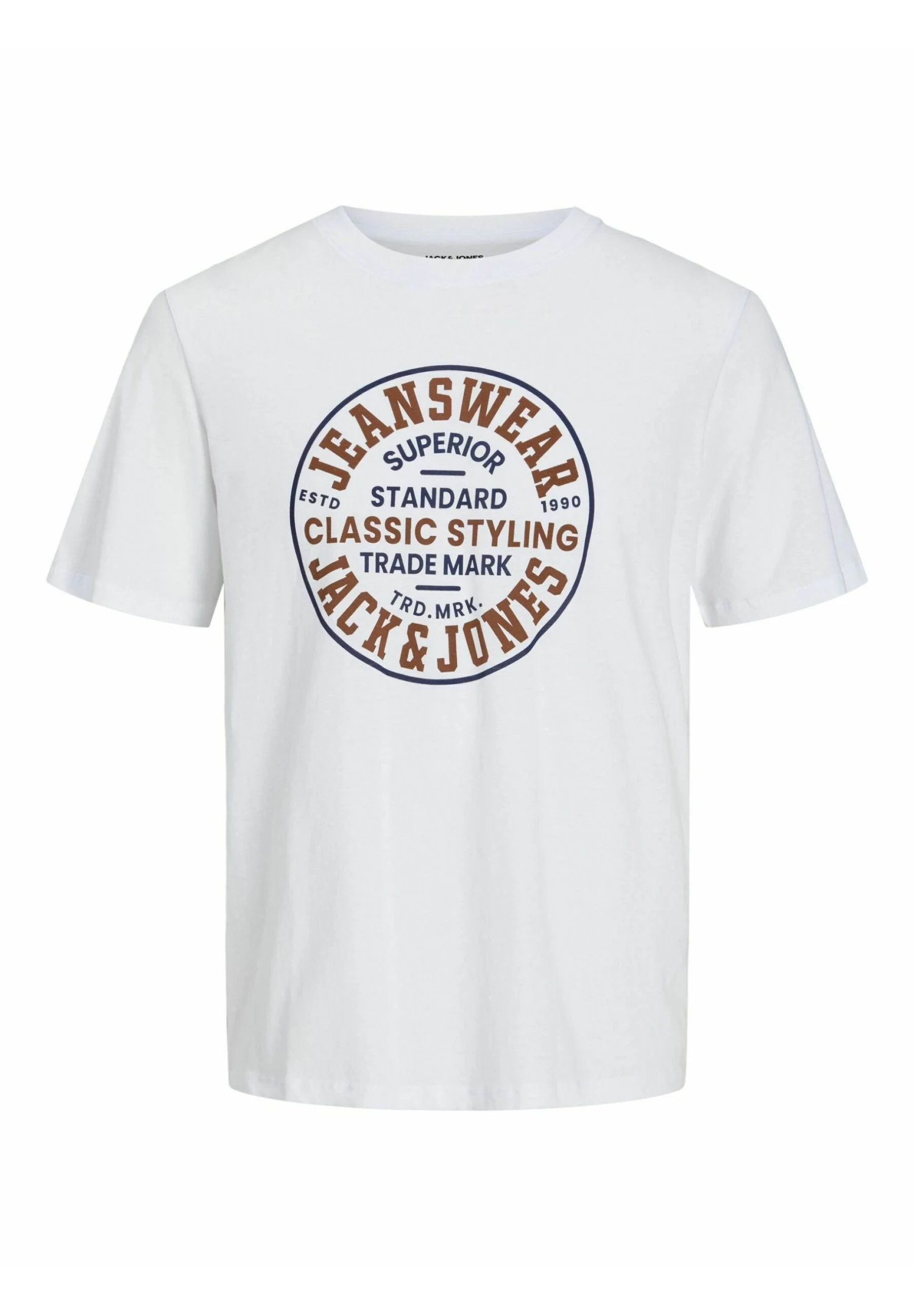 JACK&JONES Premium Jprblueddie Crew Neck- T-Shirt Print - Bright White 6 JACK&JONES Premium Jprblueddie Crew Neck- T-Shirt Print - Bright White - Afbeelding 6