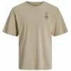 Jack & Jones Crew Neck - T-Shirt Print - Crockery
