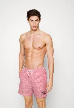 Jack & Jones Jpstfiji Seersucker- Zwemshorts - Chinese Red
