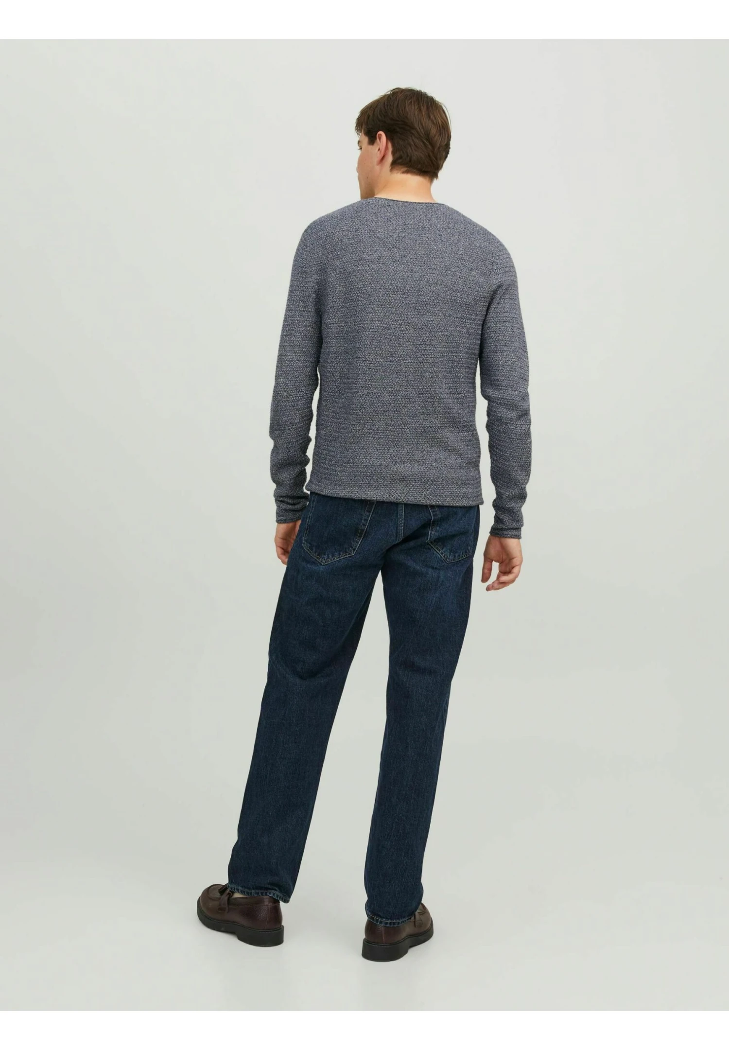 JACK&JONES Premium Jprblumiguel Crew Neck - Trui - Maritime Blue 3 JACK&JONES Premium Jprblumiguel Crew Neck - Trui - Maritime Blue - Afbeelding 3