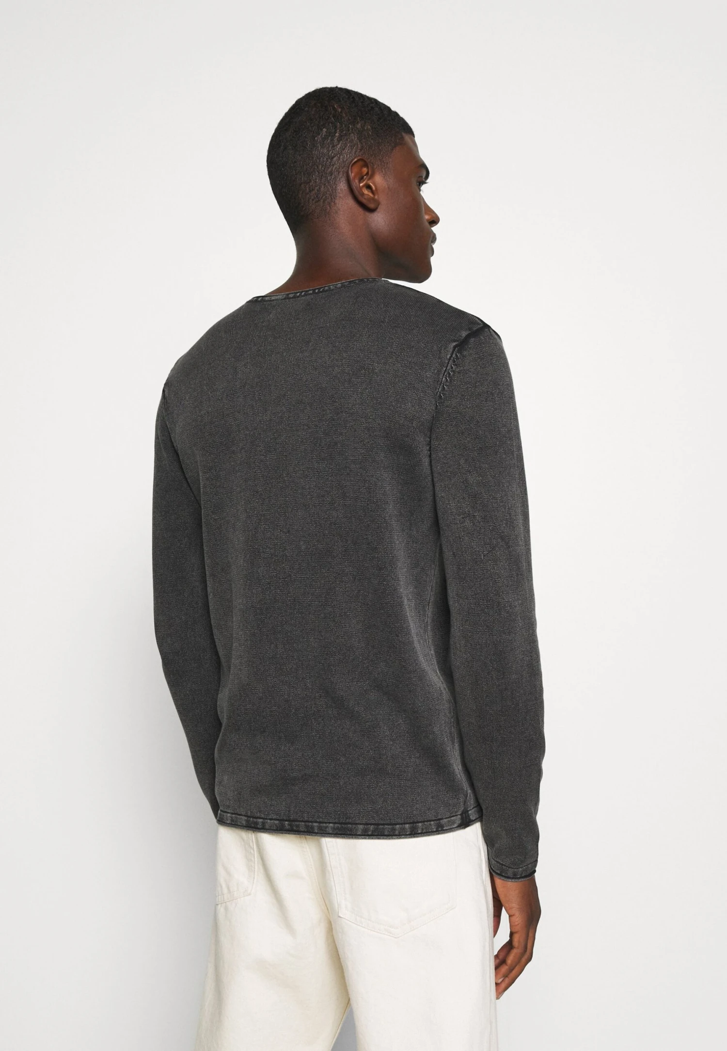 Jack & Jones Jjeleo Crew Neck Noos - Trui - Caviar 3 Jack & Jones Jjeleo Crew Neck Noos - Trui - Caviar - Afbeelding 3