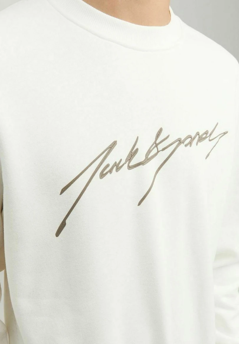 Jack & Jones Crew Neck - Sweater - Cloud Dancer 4 Jack & Jones Crew Neck - Sweater - Cloud Dancer - Afbeelding 4