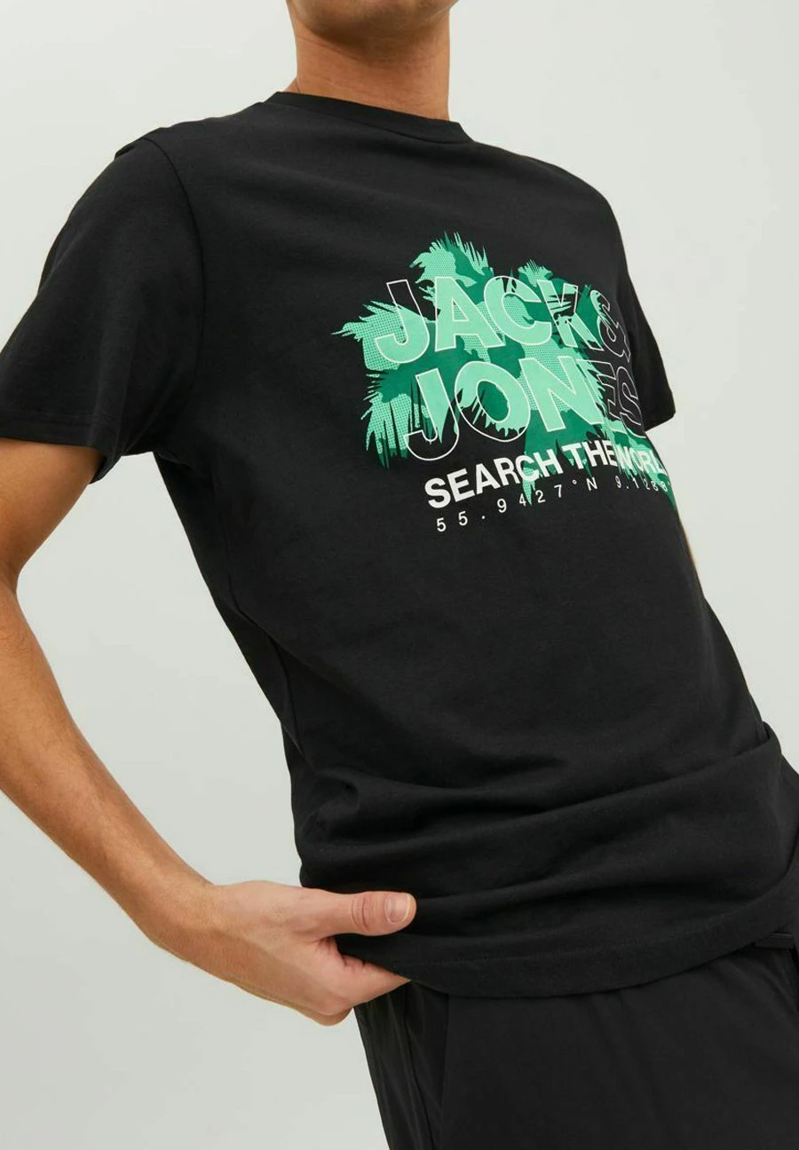 Jack & Jones Jcomarina Tee Crew Neck - T-Shirt Print - Black 4 Jack & Jones Jcomarina Tee Crew Neck - T-Shirt Print - Black - Afbeelding 4
