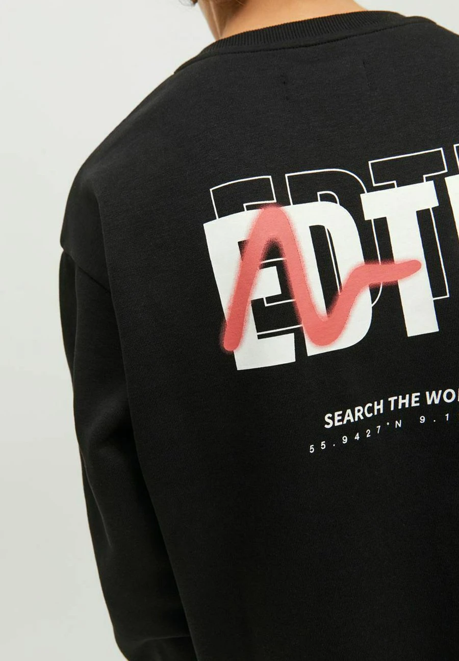 Jack & Jones Junior Junior- Sweater - Black 5 Jack & Jones Junior Junior- Sweater - Black - Afbeelding 5