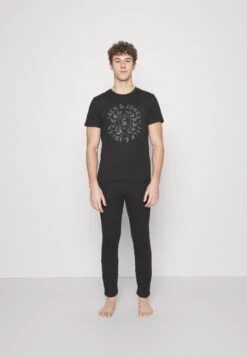 Jack & Jones James Tee And Pants - Pyjama - Black