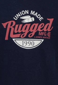 JACK&JONES Premium Jprbluvintage Print Crew Neck - Sweater - Navy Blazer -Jack & Jones Verkoopwinkel e3047b5dff784333a6837909d18a7eda