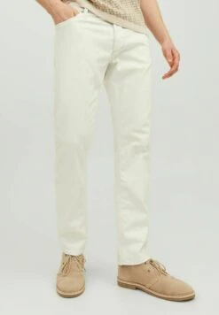 Jack & Jones Glenn- Slim Fit Jeans - Ecru
