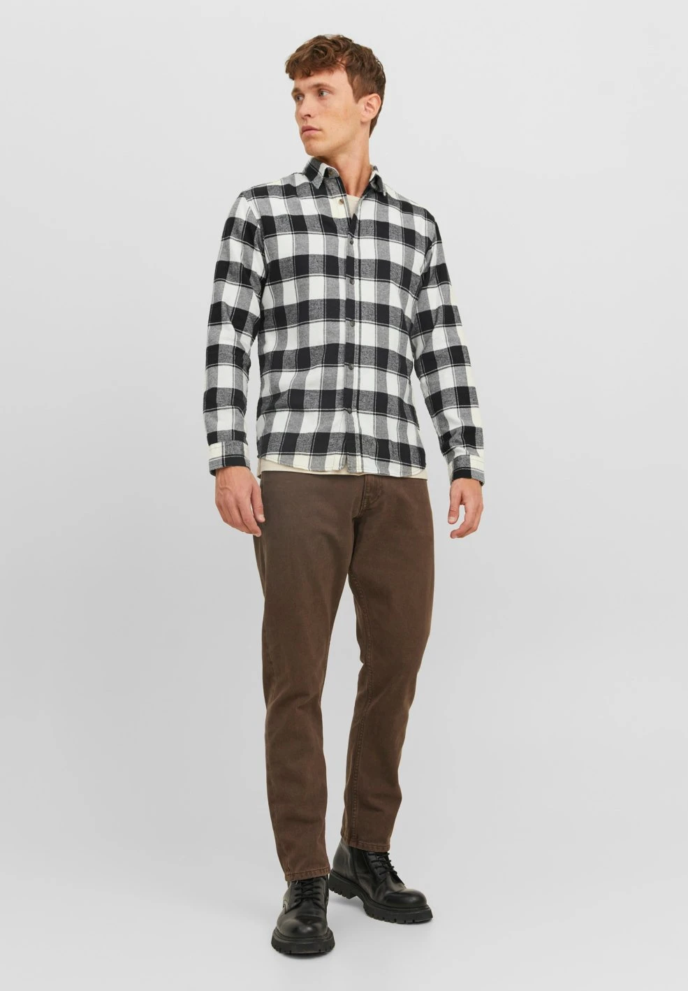 Jack & Jones Ejoshua Ls - Overhemd - Cloud Dancer 2 Jack & Jones Ejoshua Ls - Overhemd - Cloud Dancer - Afbeelding 2