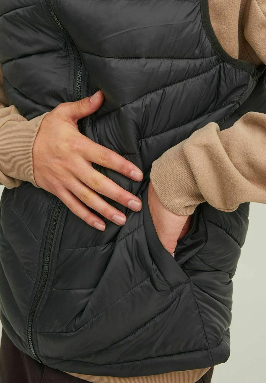 Jack & Jones Ehero Bodywarmer Hood - Bodywarmer - Black 4 Jack & Jones Ehero Bodywarmer Hood - Bodywarmer - Black - Afbeelding 4
