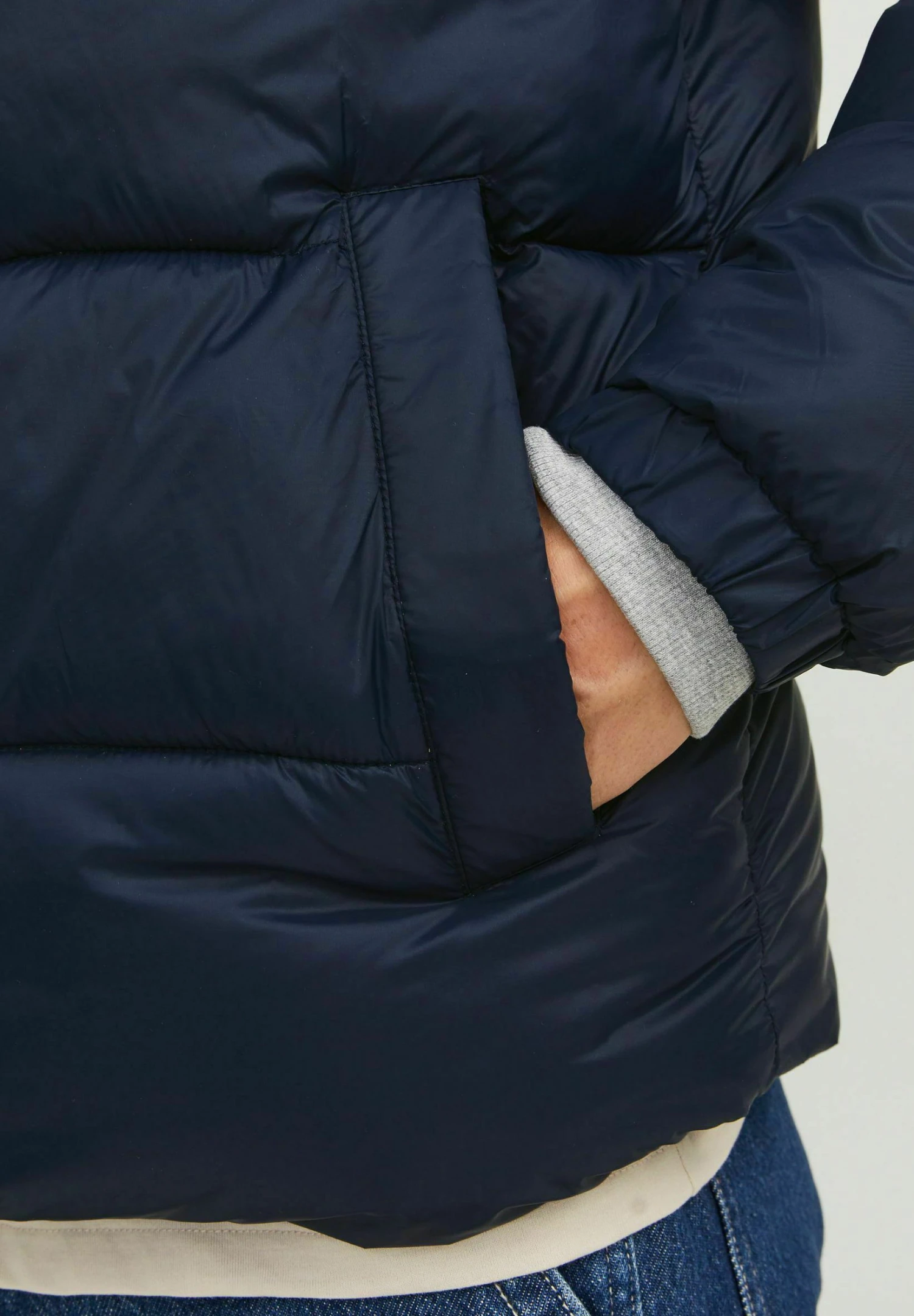 Jack & Jones Etoby Puffer Collar Sn - Winterjas - Navy Blazer 5 Jack & Jones Etoby Puffer Collar Sn - Winterjas - Navy Blazer - Afbeelding 5