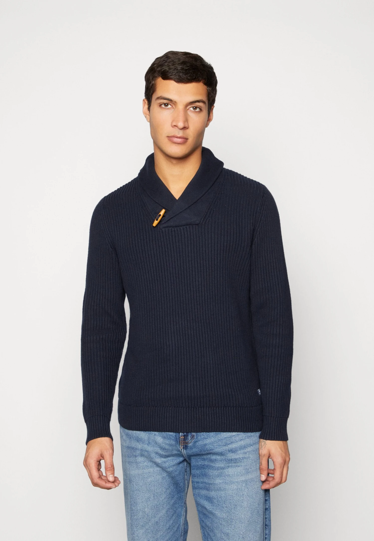 JACK&JONES Premium Jprblucharles Shawl Neck - Trui - Navy Blazer 1 JACK&JONES Premium Jprblucharles Shawl Neck - Trui - Navy Blazer