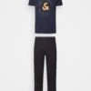 Jack & Jones Jacaaron Tee And Pants Set - Pyjama - Navy Blazer/Black