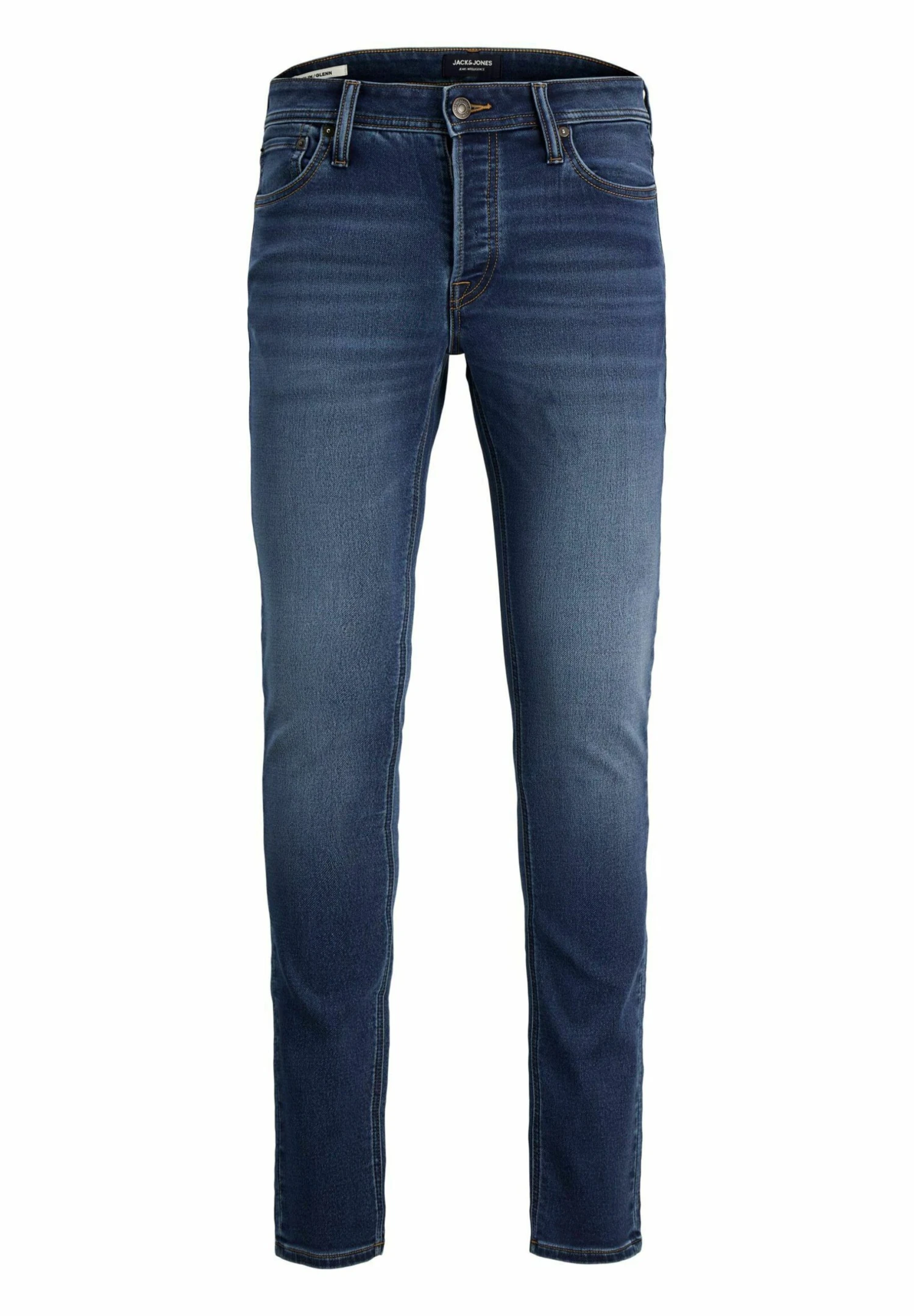 Jack & Jones Glenn Icon Sq - Slim Fit Jeans - Blue Denim 1 Jack & Jones Glenn Icon Sq - Slim Fit Jeans - Blue Denim