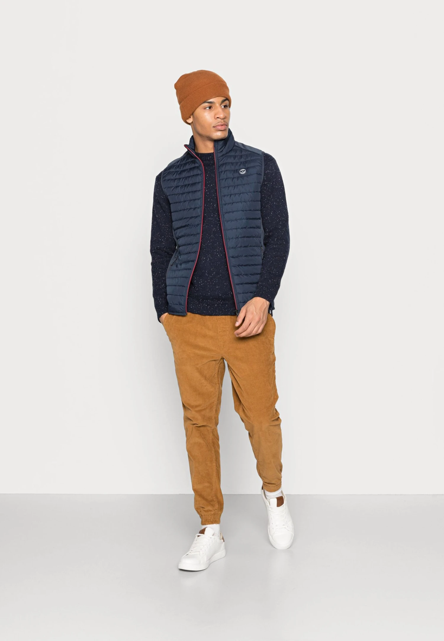 Jack & Jones Multi Bodywarmer Collar Noos - Bodywarmer - Navy 2 Jack & Jones Multi Bodywarmer Collar Noos - Bodywarmer - Navy - Afbeelding 2