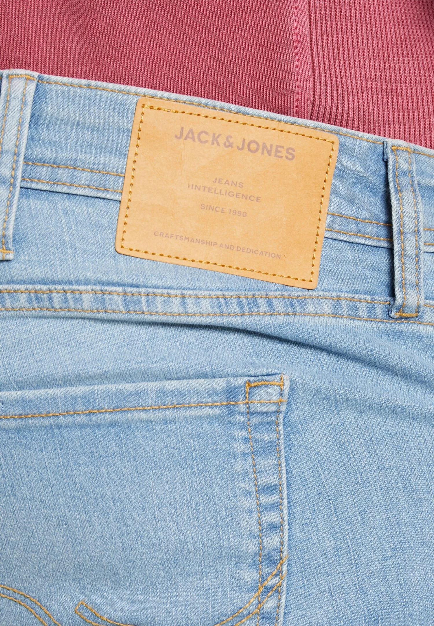 Jack & Jones Imike Original Noos Pls - Straight Leg Jeans - Blue Denim 4 Jack & Jones Imike Original Noos Pls - Straight Leg Jeans - Blue Denim - Afbeelding 4