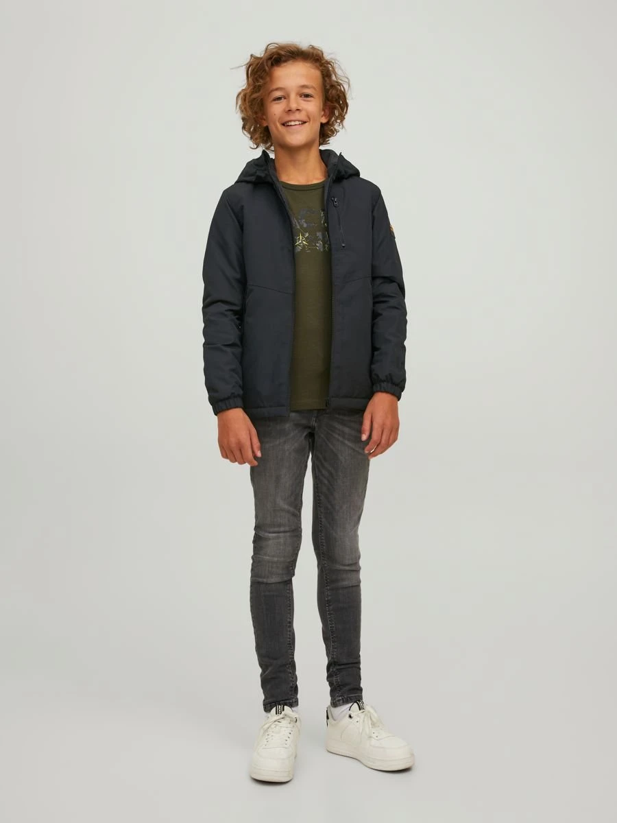 Jack & Jones Junior Jwhsprinter- Jas - Black 2 Jack & Jones Junior Jwhsprinter- Jas - Black - Afbeelding 2