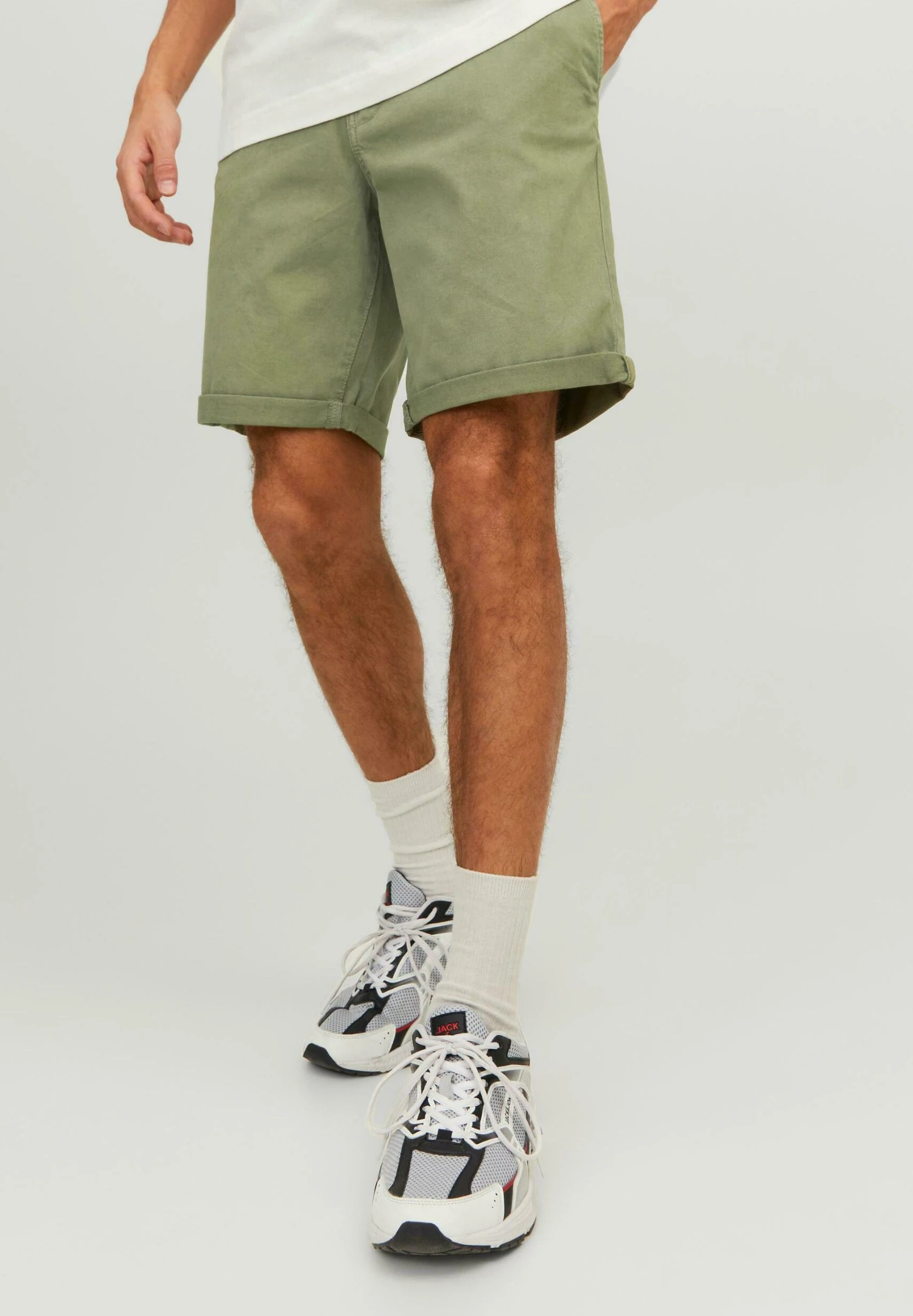 Jack & Jones Jpstfred Jjchino - Shorts - Deep Lichen Green 1 Jack & Jones Jpstfred Jjchino - Shorts - Deep Lichen Green