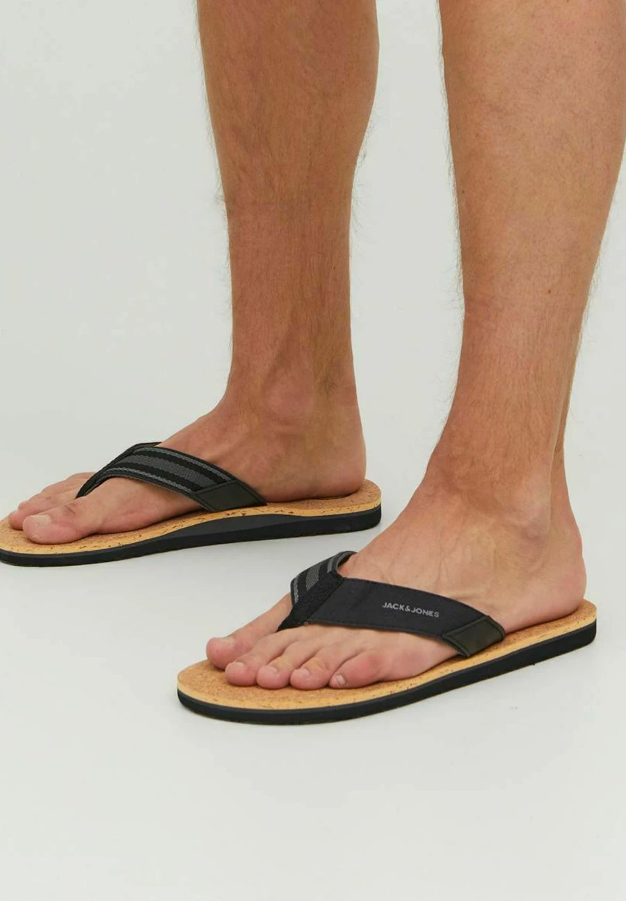 Jack & Jones Fwritchie - Teensandalen - Anthracite 1 Jack & Jones Fwritchie - Teensandalen - Anthracite