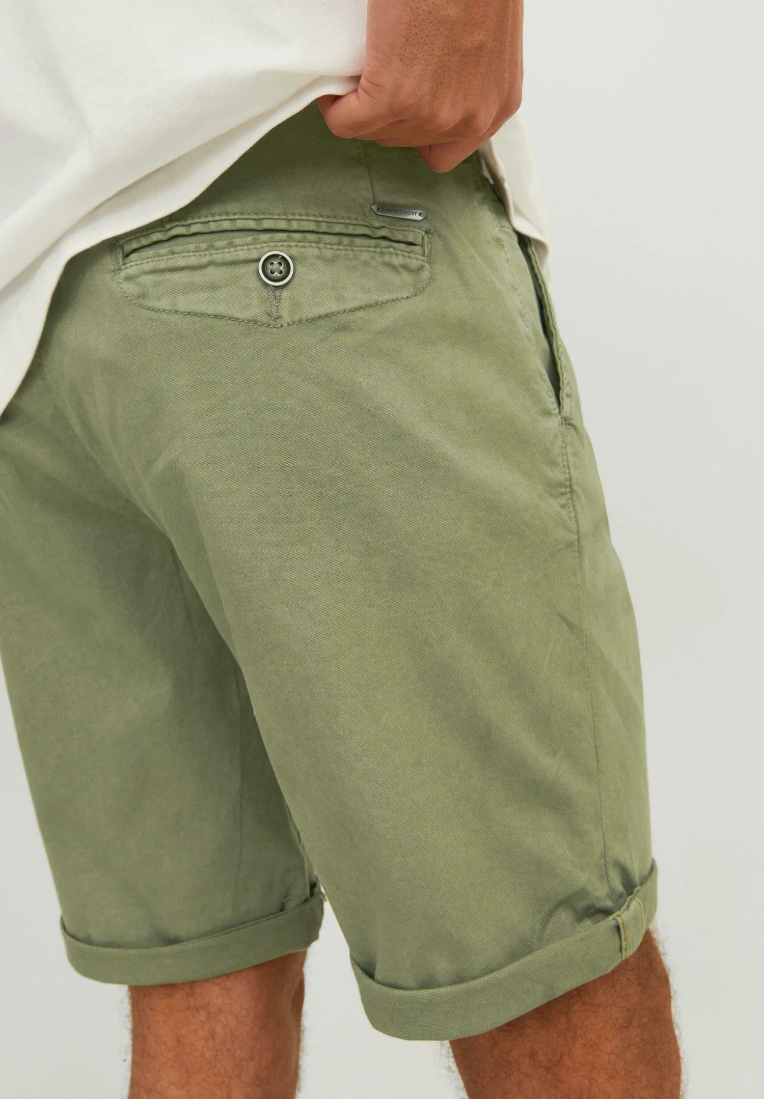 Jack & Jones Jpstfred Jjchino - Shorts - Deep Lichen Green 5 Jack & Jones Jpstfred Jjchino - Shorts - Deep Lichen Green - Afbeelding 5