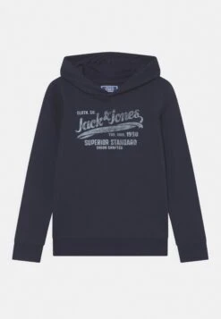 Jack & Jones Junior Jprblubilly Logo Sweat Hood - Hoodie - Navy Blazer