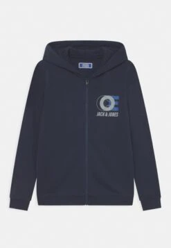 Jack & Jones Junior Jcoorion Logo Zip Hood Jnr - Sweater - Navy Blazer