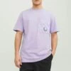 Jack & Jones Overlay - T-Shirt Print - Lavender