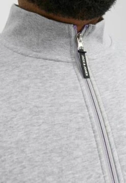 Jack & Jones Reissverschluss - Sweater Met Rits - Light Grey Melange -Jack & Jones Verkoopwinkel f571eb37241342e7a7a80a4cfc5af6e7