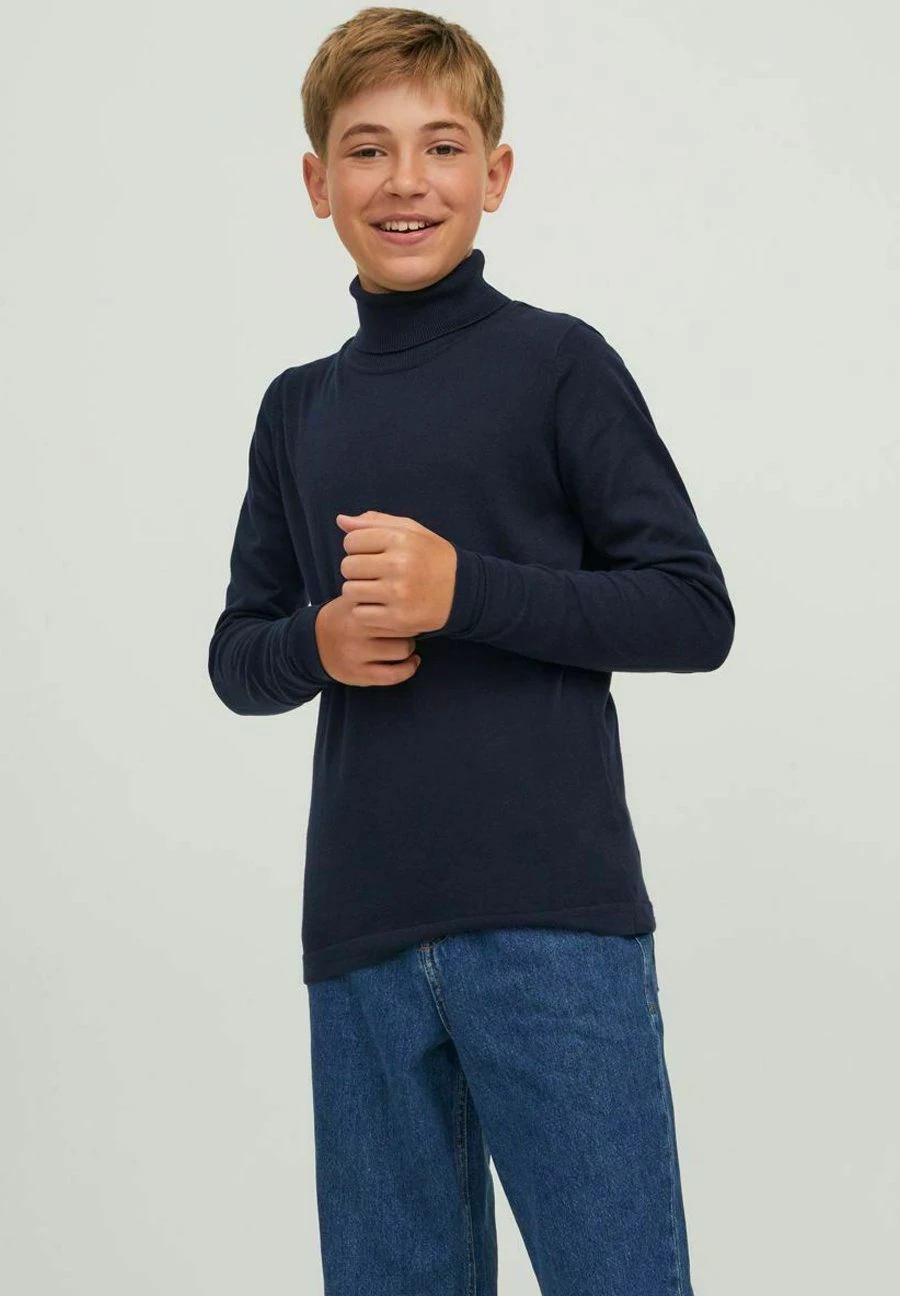 Jack & Jones Junior Rollkragen - Trui - Navy Blazer 2 Jack & Jones Junior Rollkragen - Trui - Navy Blazer - Afbeelding 2