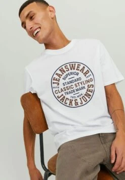 JACK&JONES Premium Jprblueddie Crew Neck- T-Shirt Print - Bright White 11 JACK&JONES Premium Jprblueddie Crew Neck- T-Shirt Print - Bright White -Jack & Jones Verkoopwinkel fc1be55698f045bb92bc36f168c540e6