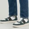 Jack & Jones Basket Leder - Sneakers Laag - Darkest Spruce