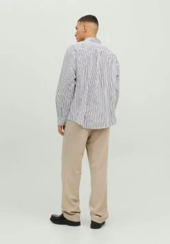 Jack & Jones Jorbill Oversize Unisex - Overhemd - Bright White Stripe -Jack & Jones Verkoopwinkel fcf4f552664a43dbbb6fe73f070df84c