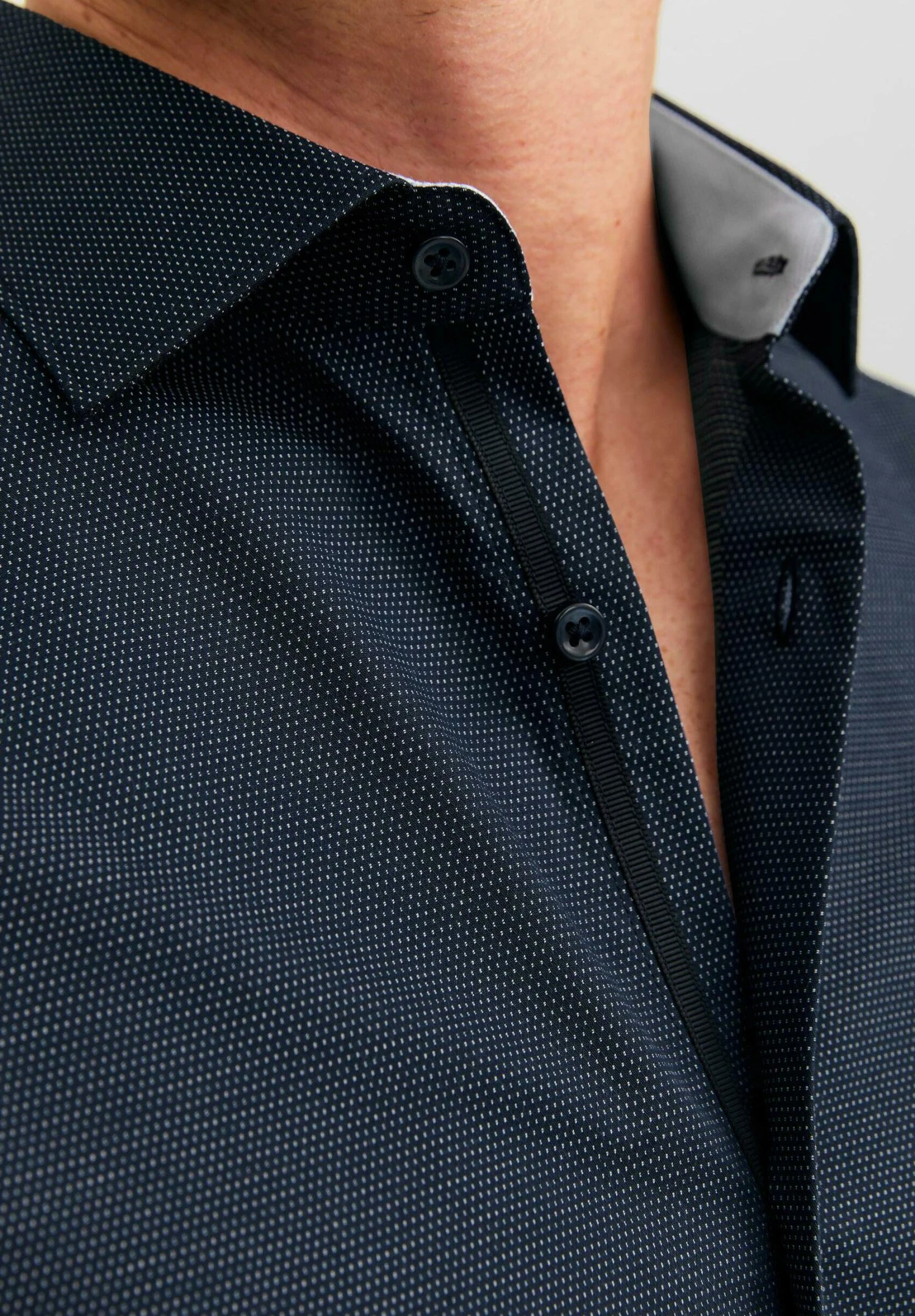 Jack & Jones Jprblaparker Detail L S Noos - Overhemd - Perfect Navy 4 Jack & Jones Jprblaparker Detail L S Noos - Overhemd - Perfect Navy - Afbeelding 4