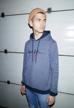 Jack & Jones Jcobergsweat Hood Noos - Hoodie - Navy Blazer