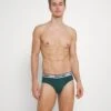 Jack & Jones Jacsolid Briefs 5 Pack - Slip - Port Royale/Sea Moss/Navy Blazer